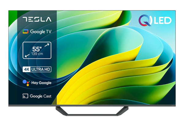 Tesla 65 Inch QLED 4K UHD, Google TV